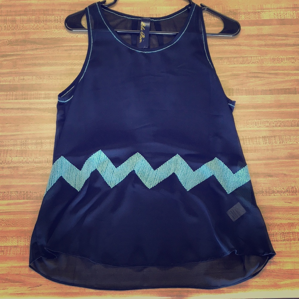 Blue Label Tank Top. Medium.